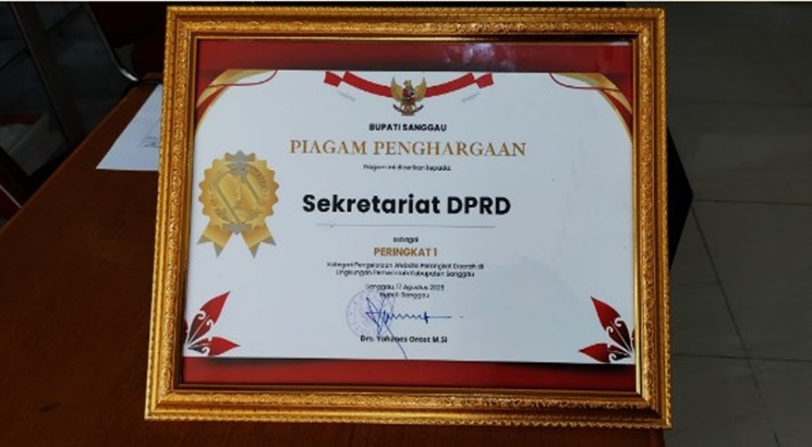 Foto ; sekretariatdprdsanggau